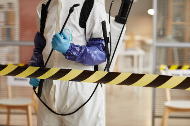 Professional Biohazard Cleanup technician working in Valmy, NV